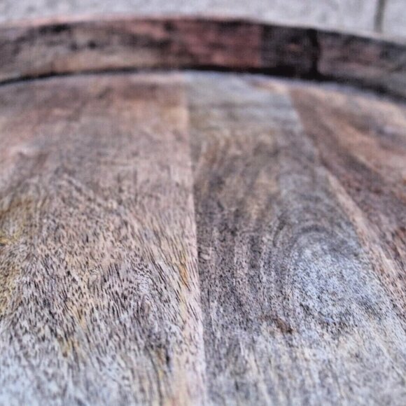 Mikasa Round Lazy Susan Serving Tray, 18-Inch, Mango Wood - Picture 3 of 16